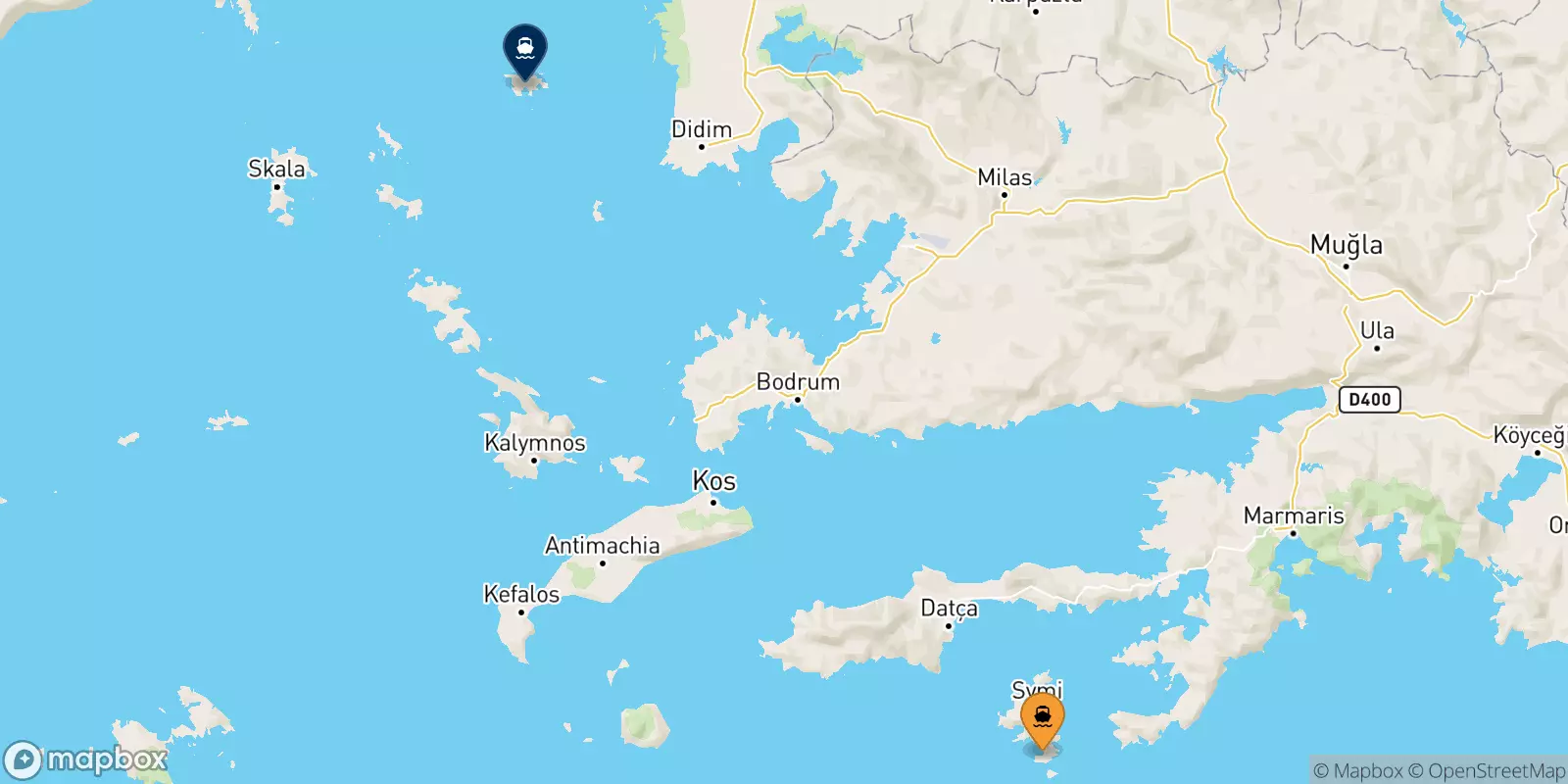 Ferries de Panormitis (Symi) a Agathonisi