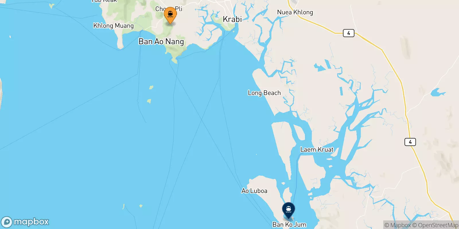 Ferries a Koh Jum
