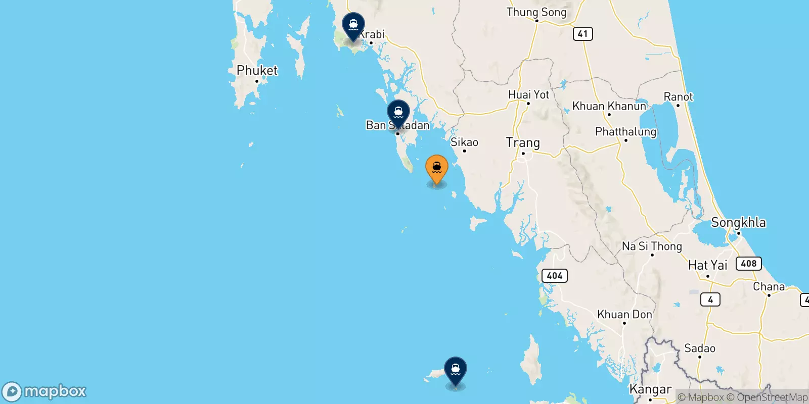 Ferries de Koh Ngai