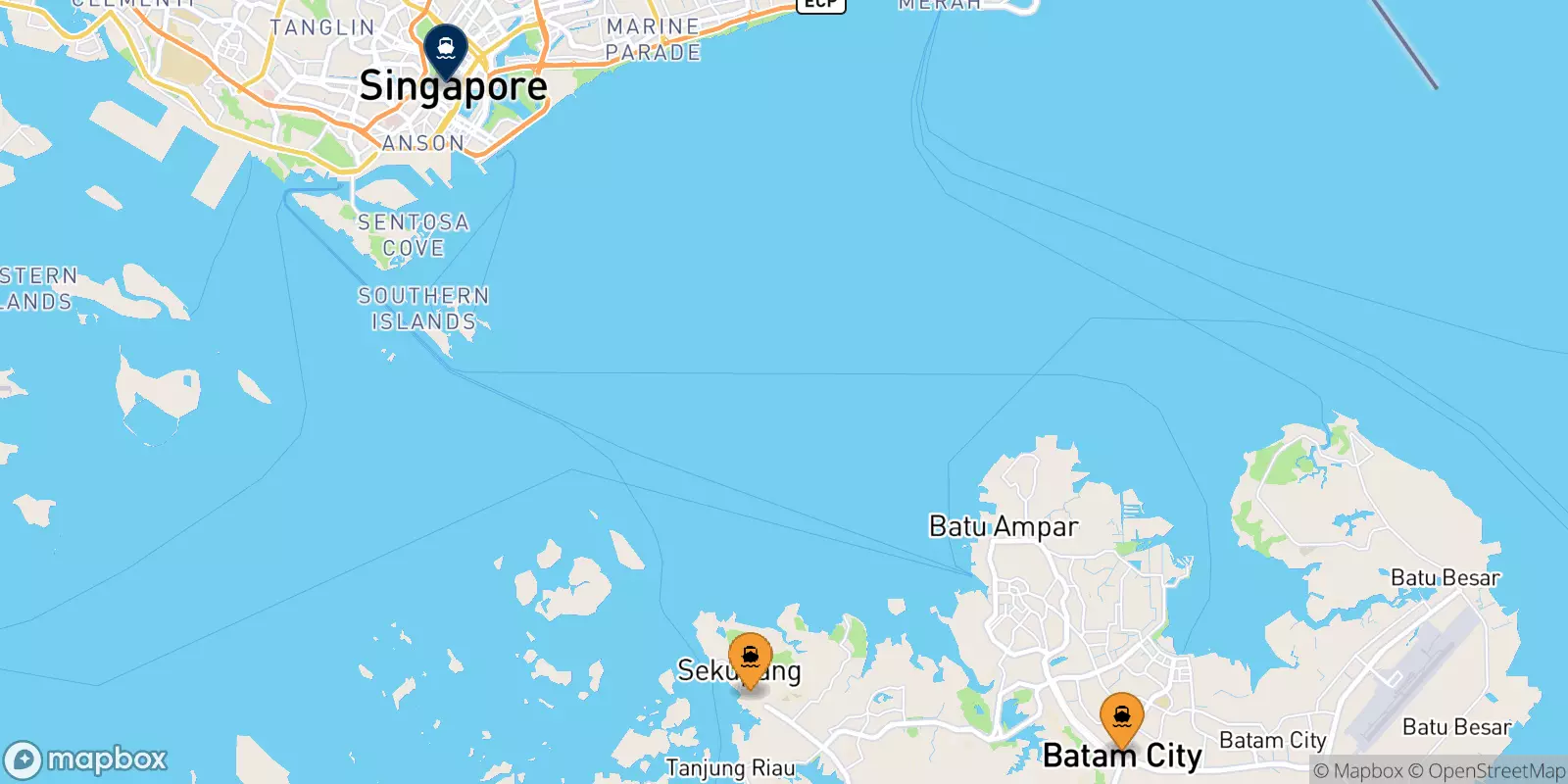Ferries de Batam a Harbourfront Centre